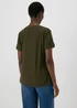 Khaki Sequin Pocket T Shirt - Size 8 Image 2
