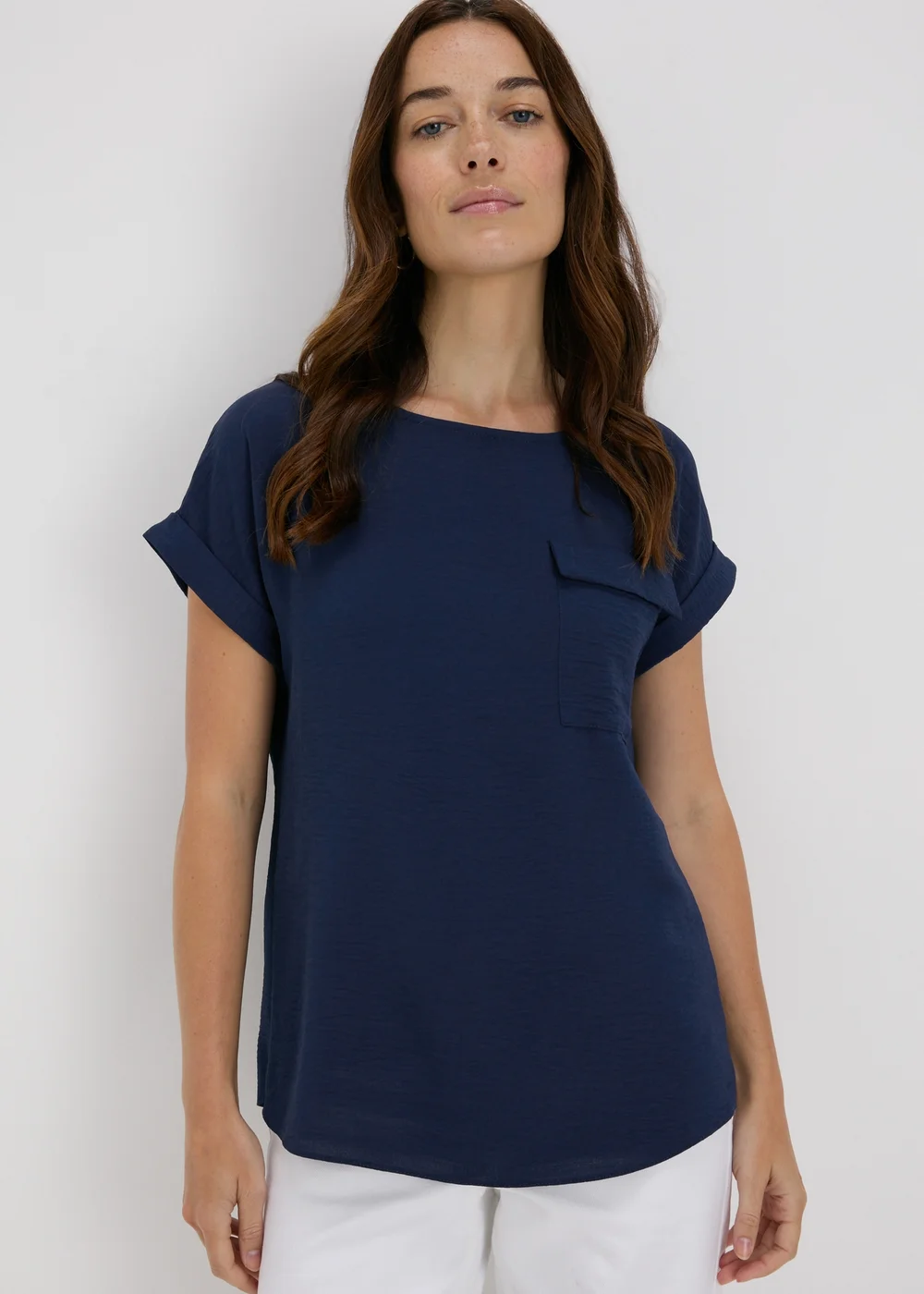 Navy Pocket Front T-Shirt - 8 Image 1