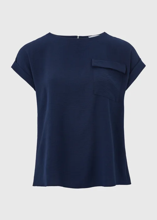 Navy Pocket Front T-Shirt - 8 Image 5