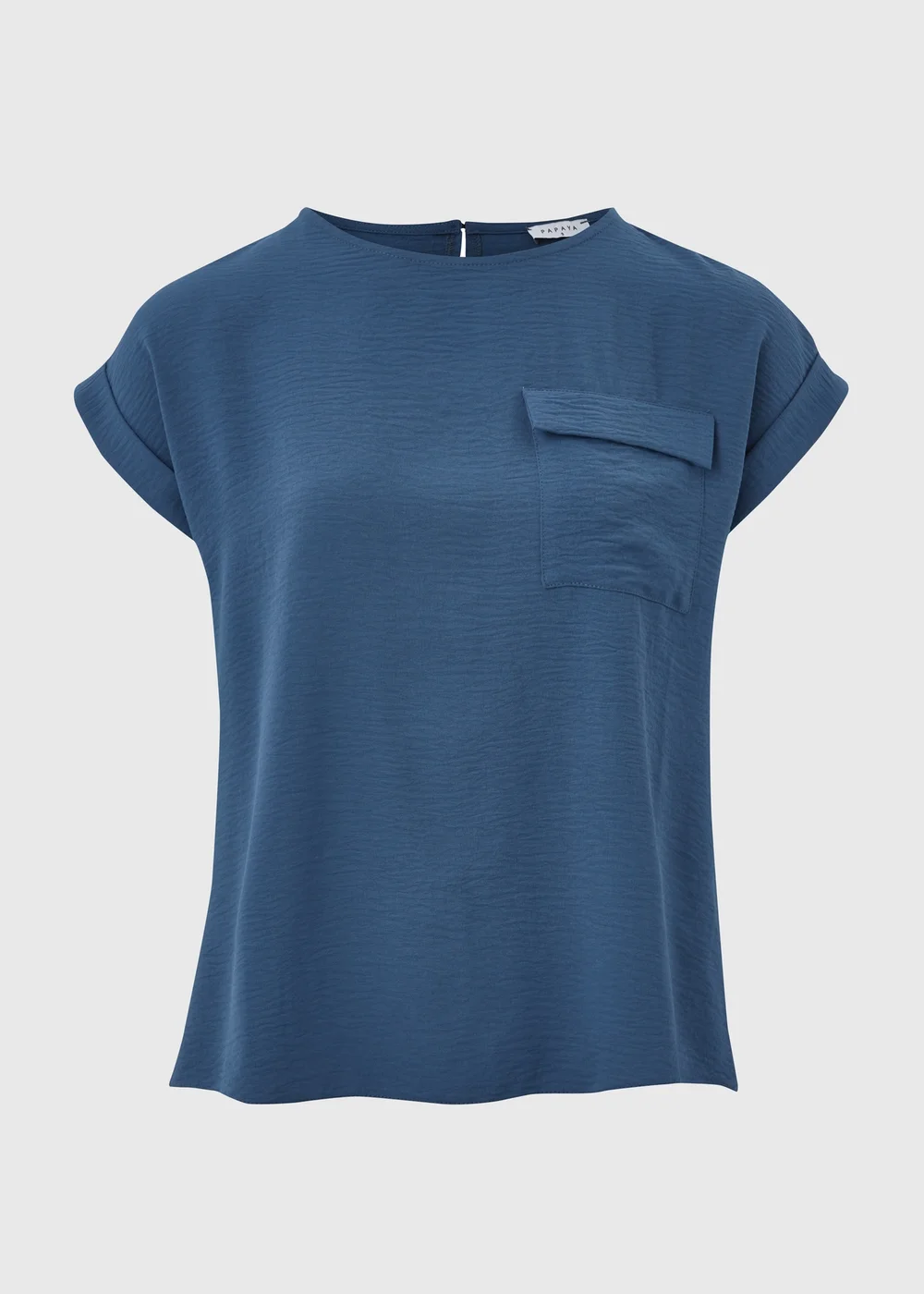 Blue Pocket Front T-Shirt - Size 8 Image 5