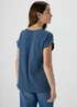 Blue Pocket Front T-Shirt - Size 8 Image 2