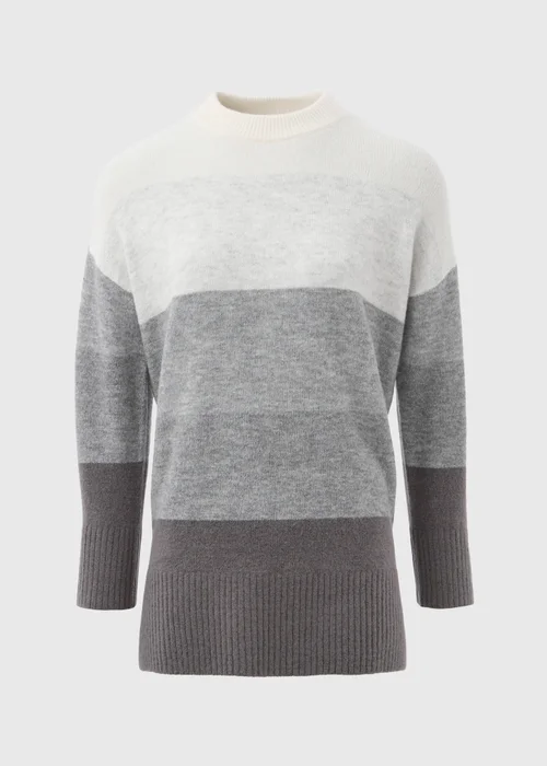 Grey Stripe Knitted Tunic - XS Image 4