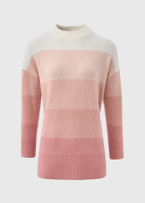 Pink Stripe Knitted Tunic - XS Image 4
