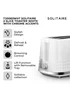 Tower Solitaire White 2 Slice Toaster - One Size Image 2
