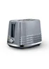 Tower Solitaire Grey 2 Slice Toaster - One Size Image 1