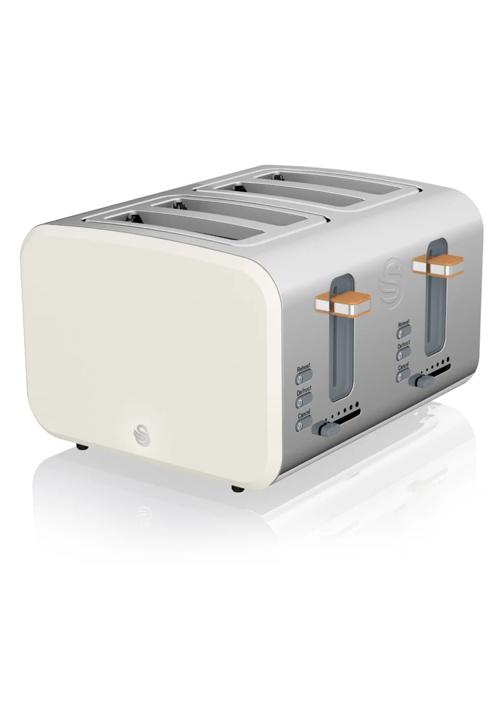 Swan 4 Slice Nordic Style Toaster - One Size Image 1