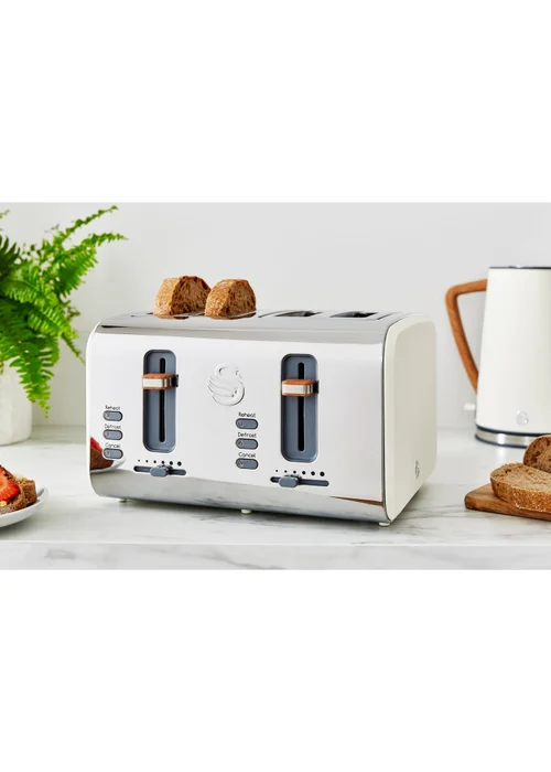 Swan 4 Slice Nordic Style Toaster - One Size Image 3