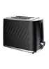 Swan Windsor 2 Slice Textured Toaster - One Size Image 1
