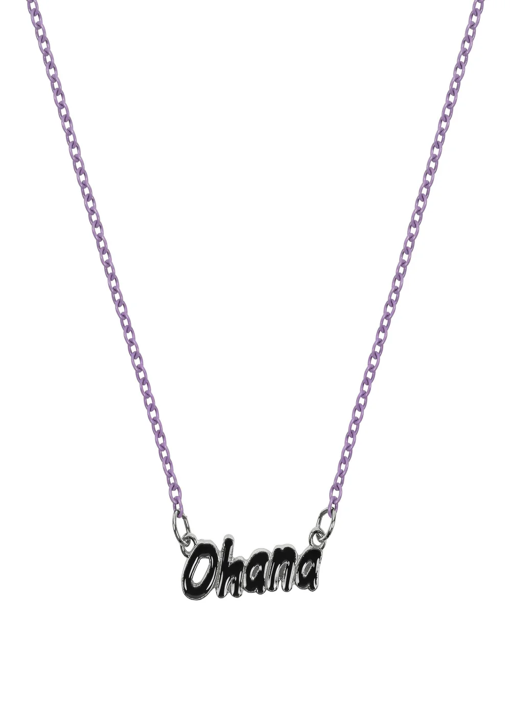 Disney Ohana Stitch Double Layered Blue Necklace - One Size Image 4