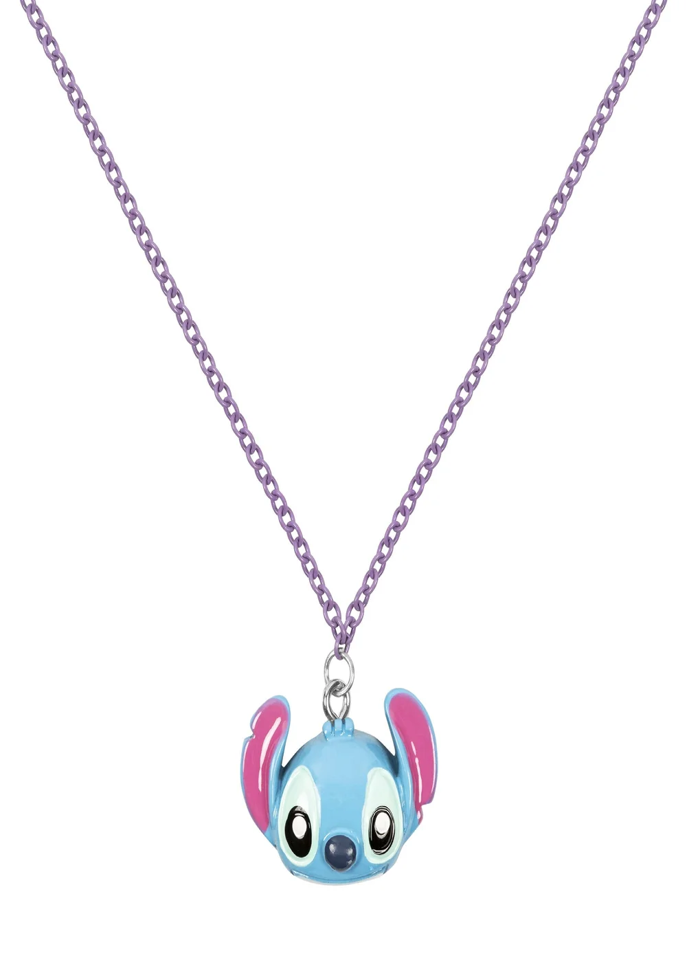 Disney Ohana Stitch Double Layered Blue Necklace - One Size Image 3