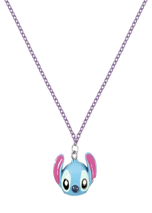 Disney Ohana Stitch Double Layered Blue Necklace - One Size Image 3