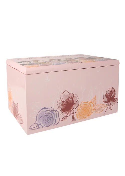Disney Princess Pink Printed Wooden Jewellery Box - One Size Image 1