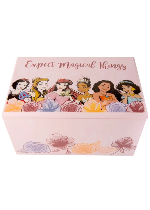 Disney Princess Pink Printed Wooden Jewellery Box - One Size Image 3