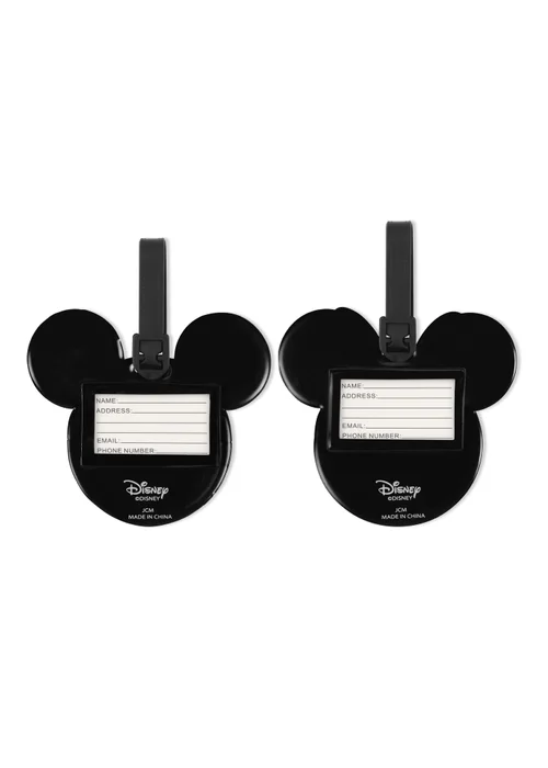 Disney Mickey & Minnie Mouse 2 Piece Luggage Tags - One Size Image 2