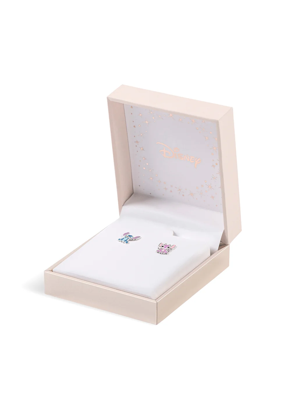 Disney Stitch Sterling Silver Enamel Stamp Stud Earrings - One Size Image 4