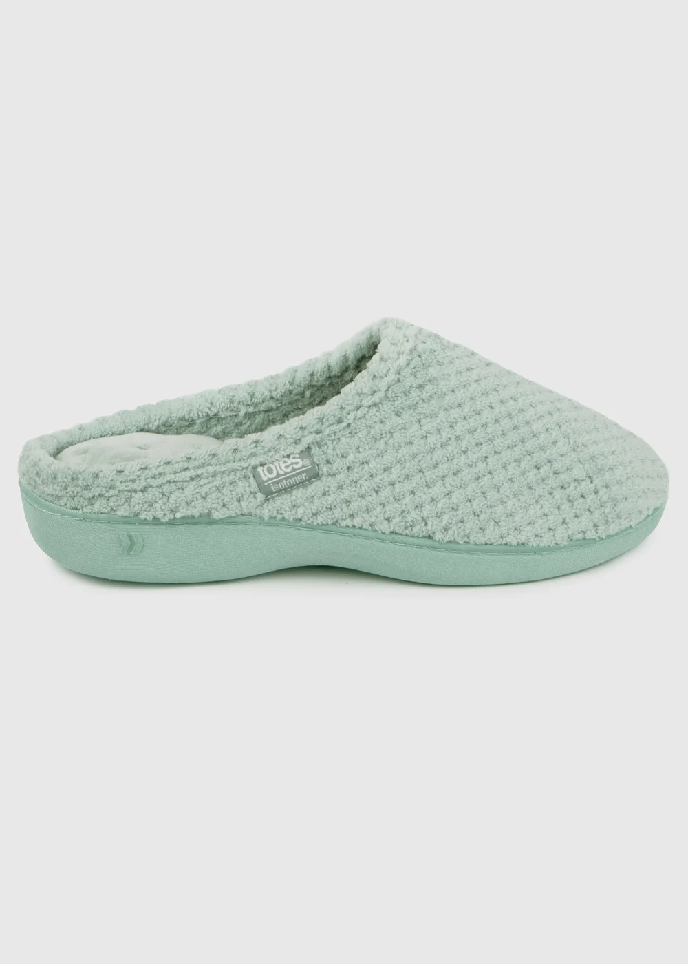 Totes Isotoner Mint Popcorn Terry Mule Slippers - 4 Image 4
