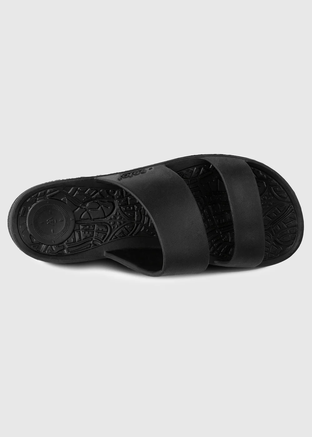 Totes Solbounce Black Double Strap Slide - 4 Image 5
