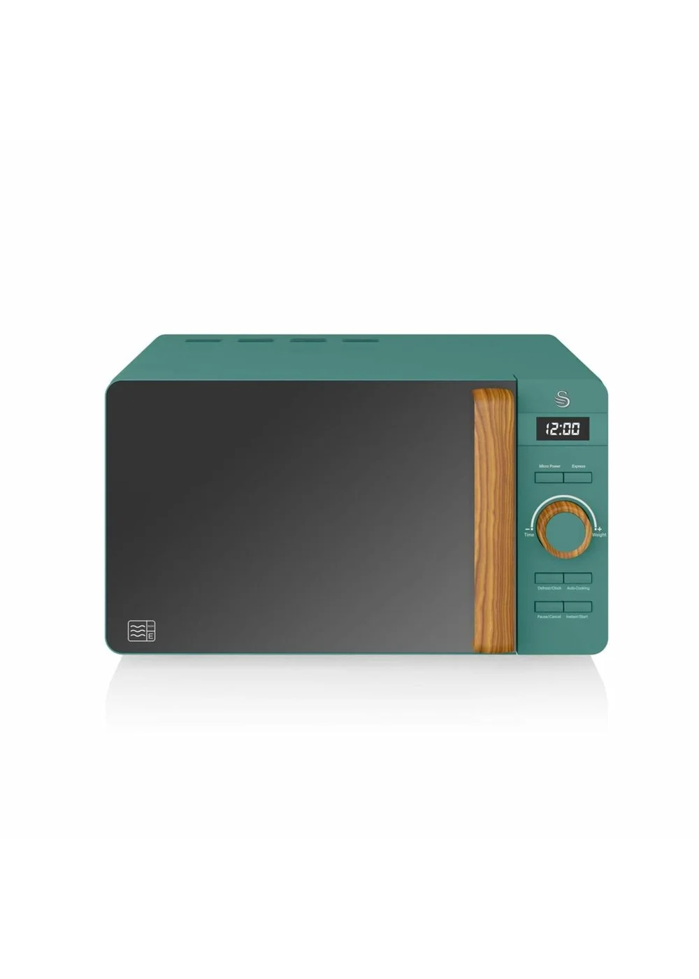 Swan Nordic Green Digital Microwave (20L) - One Size Image 1