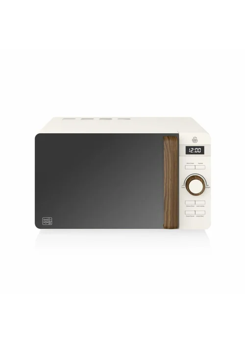 Swan Nordic White Digital Microwave (20L) - One Size Image 1
