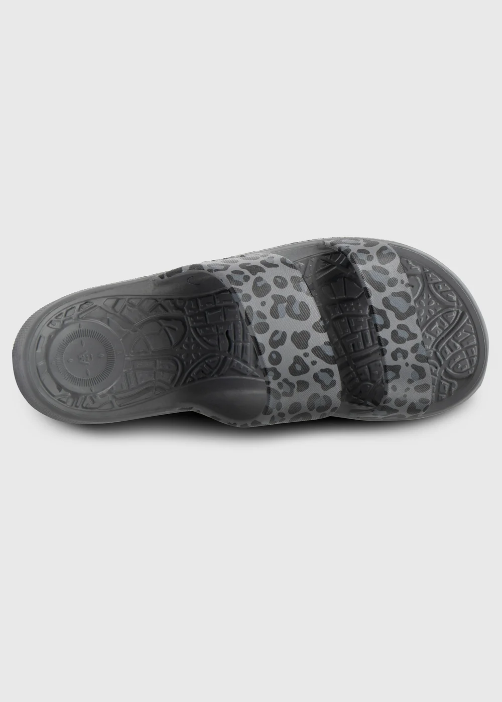 Totes Solbounce Grey Leopard Double Strap Slide - 4 Image 5