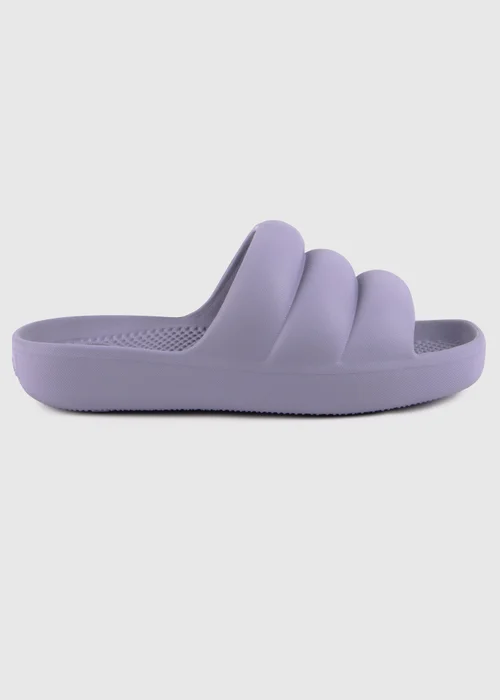 Totes Solbounce Purple Puffy Slider - 6 Image 4