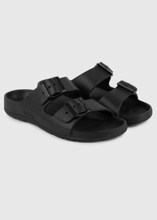 Totes Solbounce Black Adjustable Double Buckle Slider - 4 Image 1