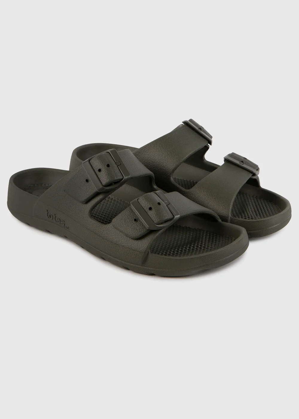Totes Solbounce Khaki Adjustable Double Buckle Slider - 4 Image 1