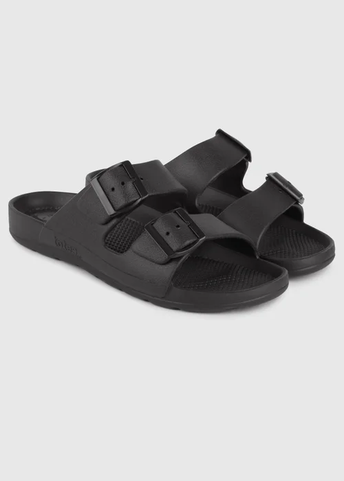 Totes Solbounce Black Adjustable Double Buckle Slider - 7 Image 1