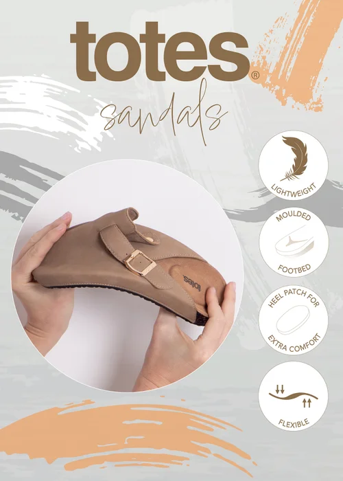 Totes Taupe PU Clog - 4 Image 3