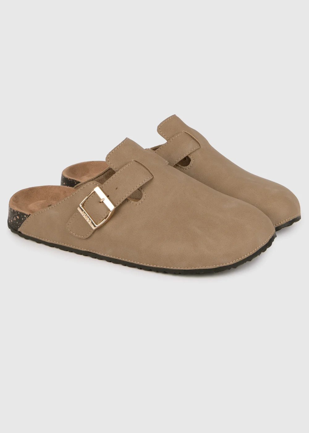 Totes Taupe PU Clog - 4 Image 1