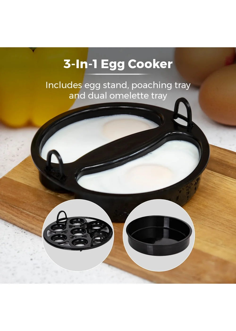 Tower 360W Egg Cooker - One Size Image 2