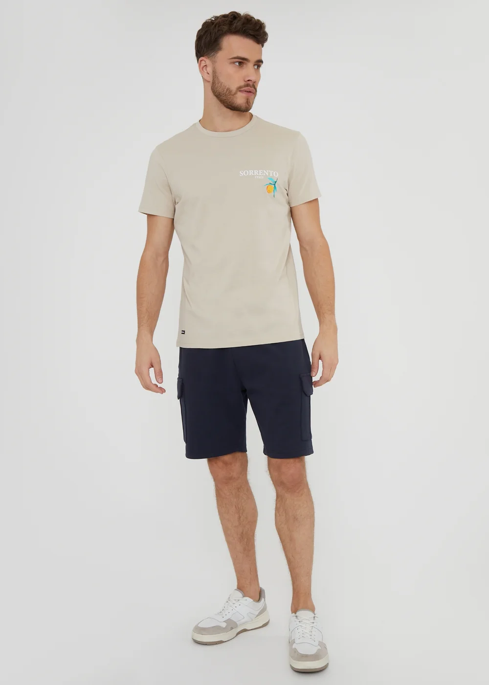 Threadbare Navy Cargo Pocket Sweat Shorts - 2XL Image 4