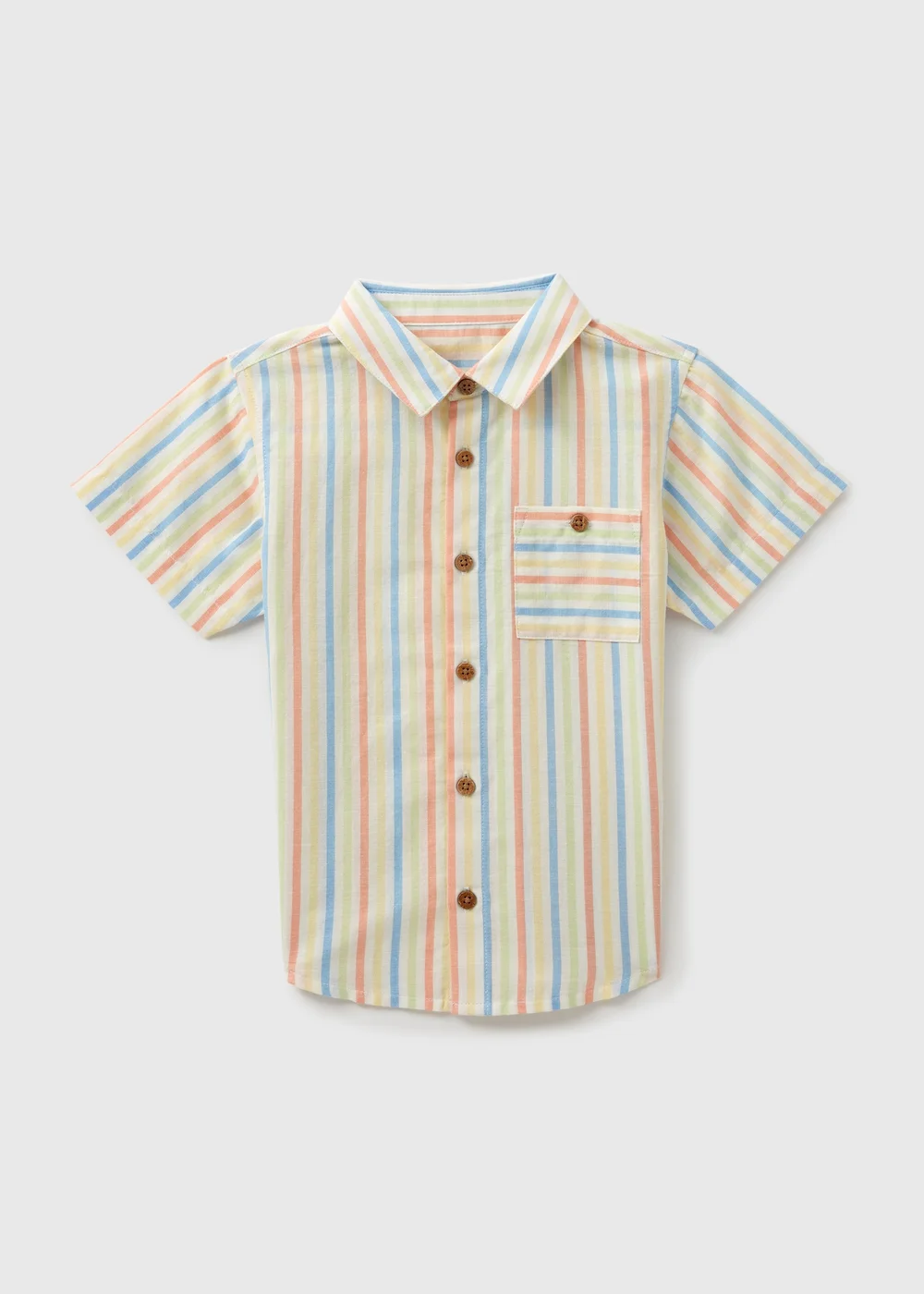 Boys Multicoloured Stripe Shirt (1-7yrs) - 1 to 1 half years Image 1