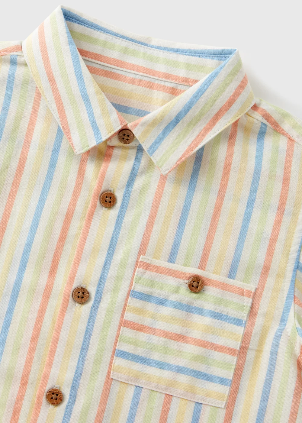 Boys Multicoloured Stripe Shirt (1-7yrs) - 1 to 1 half years Image 2