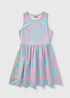 Girls Black Good Vibes Jersey Dress (7-13yrs) - 7 Yrs Image 1