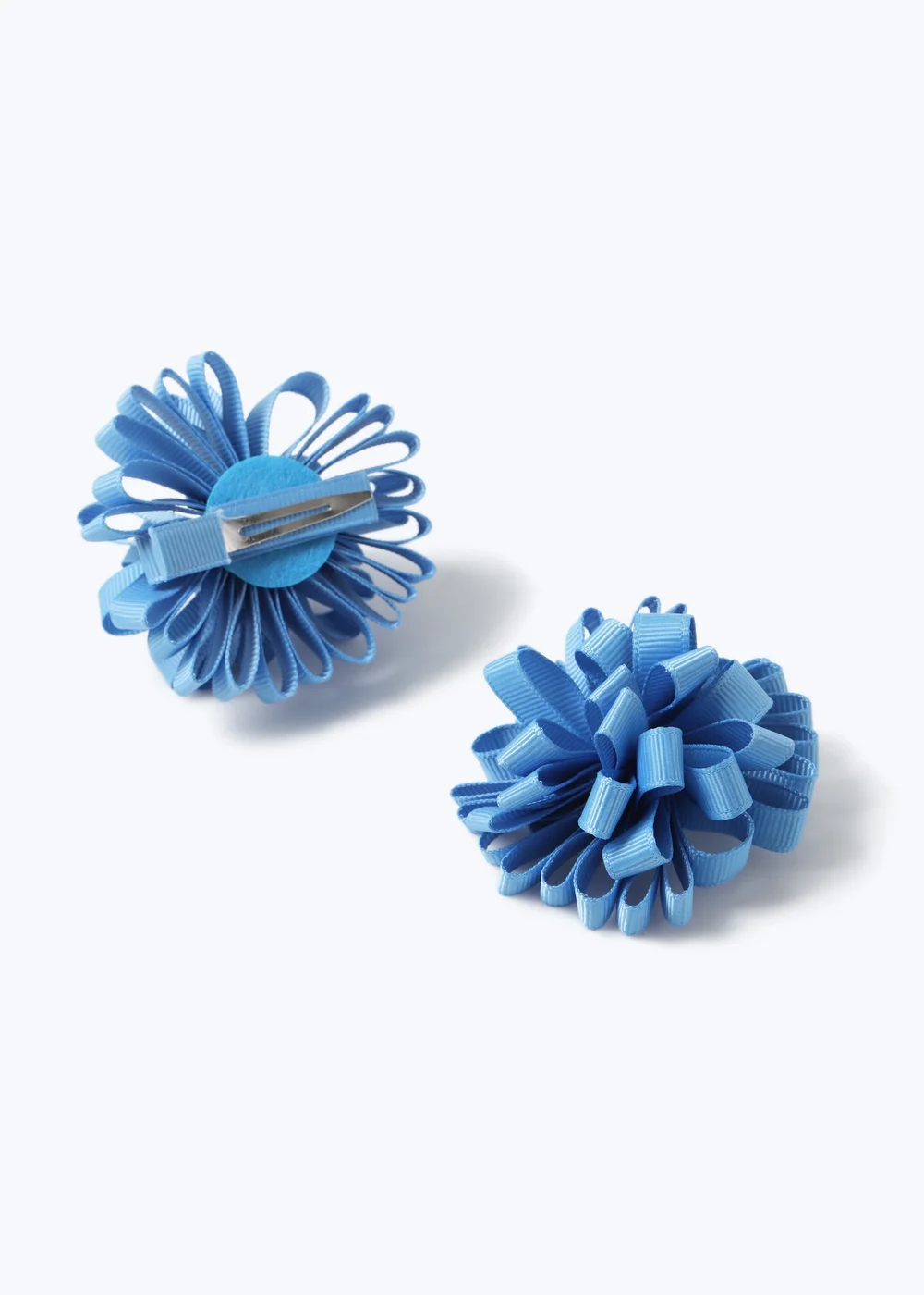 Blue Pom Pom Clips - One Size Image 2