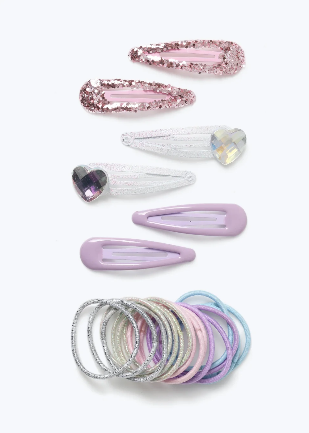 Muse Multicoloured Hair Clips & Bobble Sets - One Size Image 1