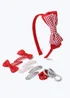 Red Headband Set - One Size Image 1