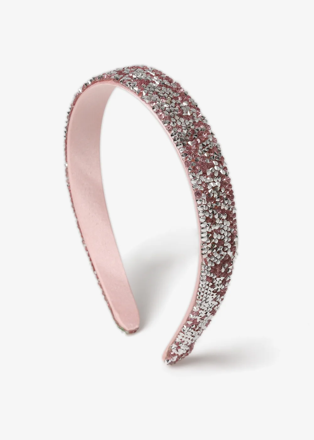 Muse Rhinestone Pink Headband - One Size Image 2