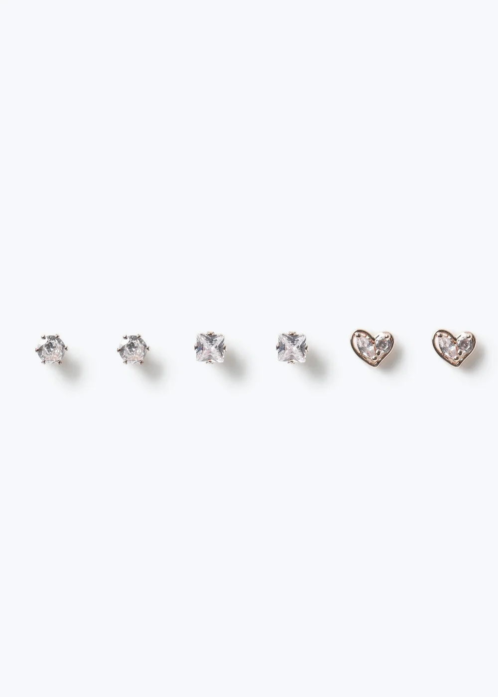 Muse Gold Mixed Stud Earrings - One Size Image 1
