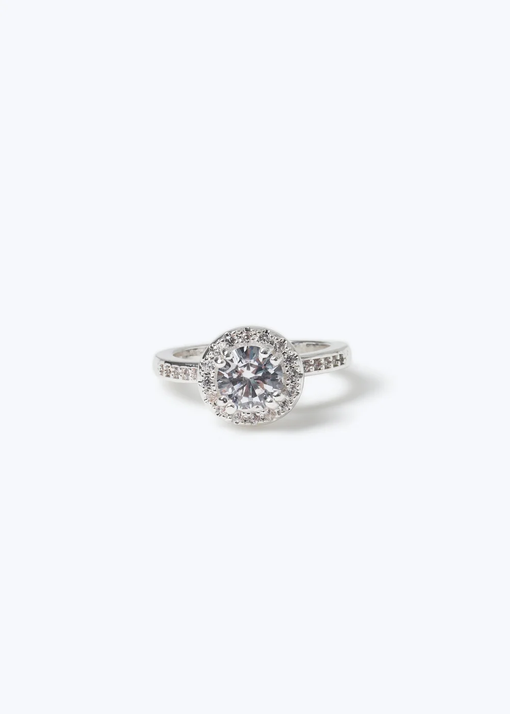 Muse Silver Cubic Zirconia Ring - One Size Image 1