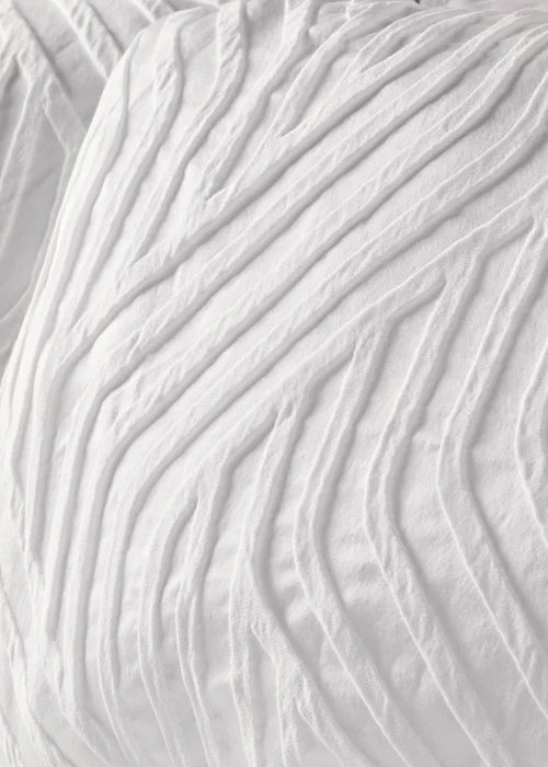 White Geometric Duvet Set - Double Image 2