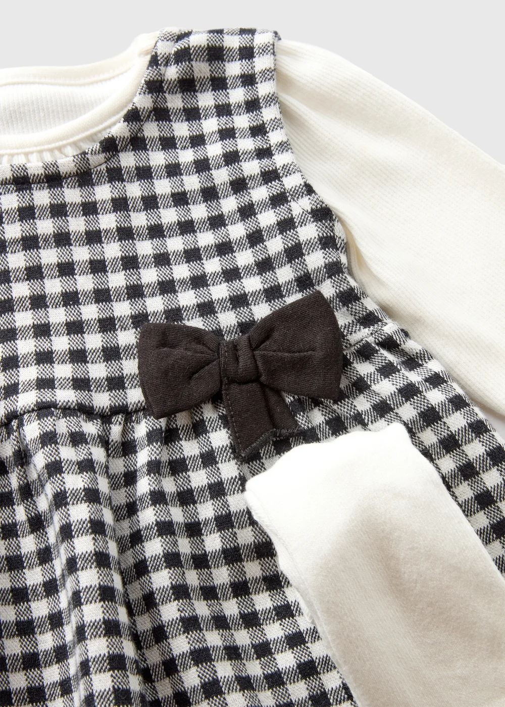 Baby Black Jacquard Dress & Tights Set (Newborn-23mths) - Age 0 - 3 Months | Matalan Baby Black Jacquard Dress & Tights Set (Newborn-23mths) - Age 0 - 3 Months | Matalan