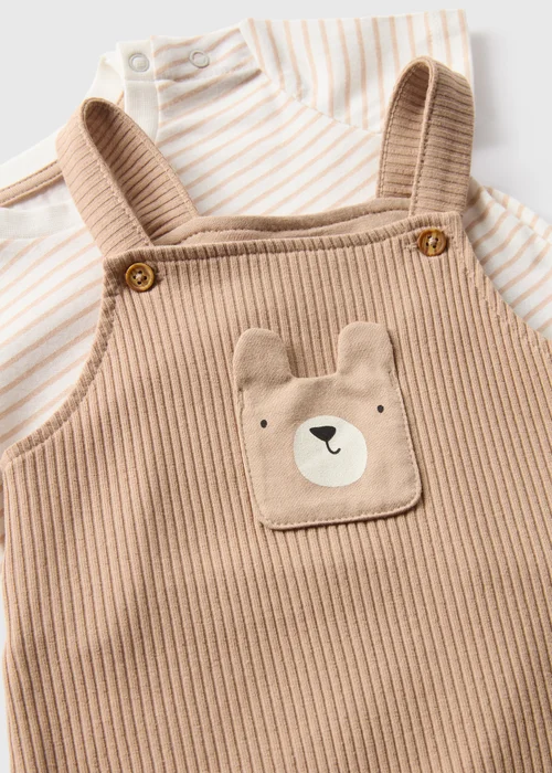 Baby Bear T-Shirt & Dungaree Set (Newborn-23mths) - Age 0 - 3 Months Image 2