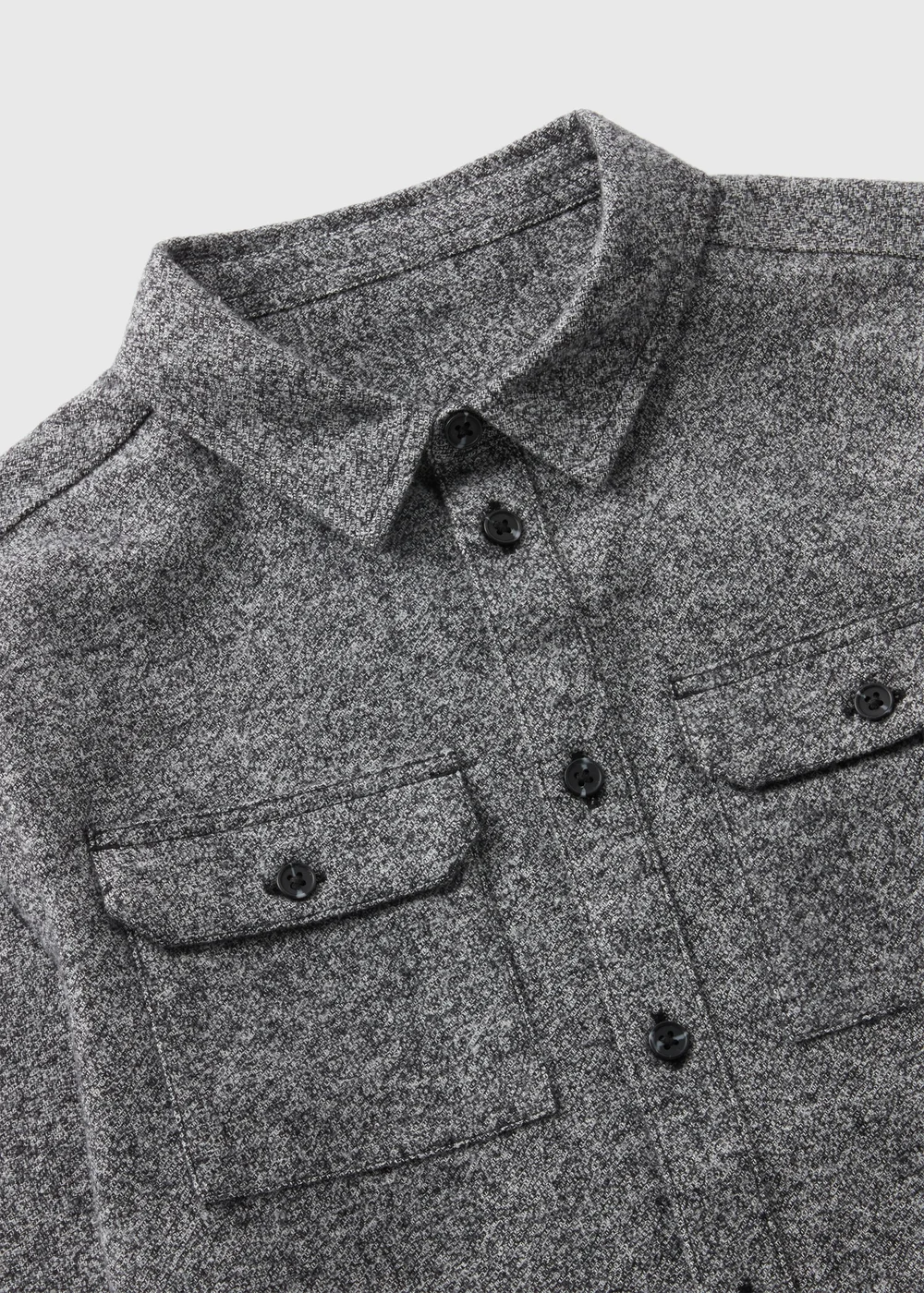 Boys Charcoal Grindle Shirt (7-15yrs) - Age 7 Years Image 2
