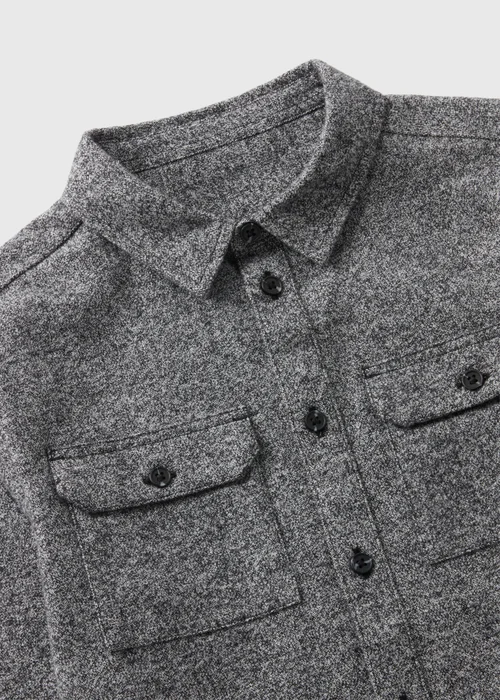 Boys Charcoal Grindle Shirt (7-15yrs) - Age 7 Years Image 2