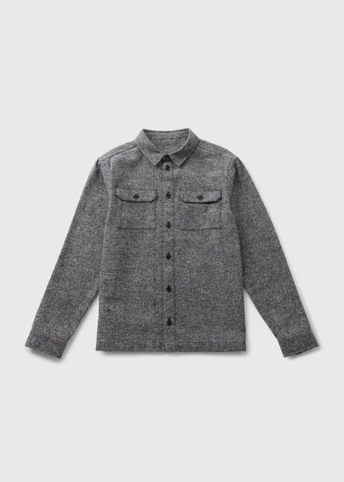 Boys Charcoal Grindle Shirt (7-15yrs) - Age 7 Years Image 1