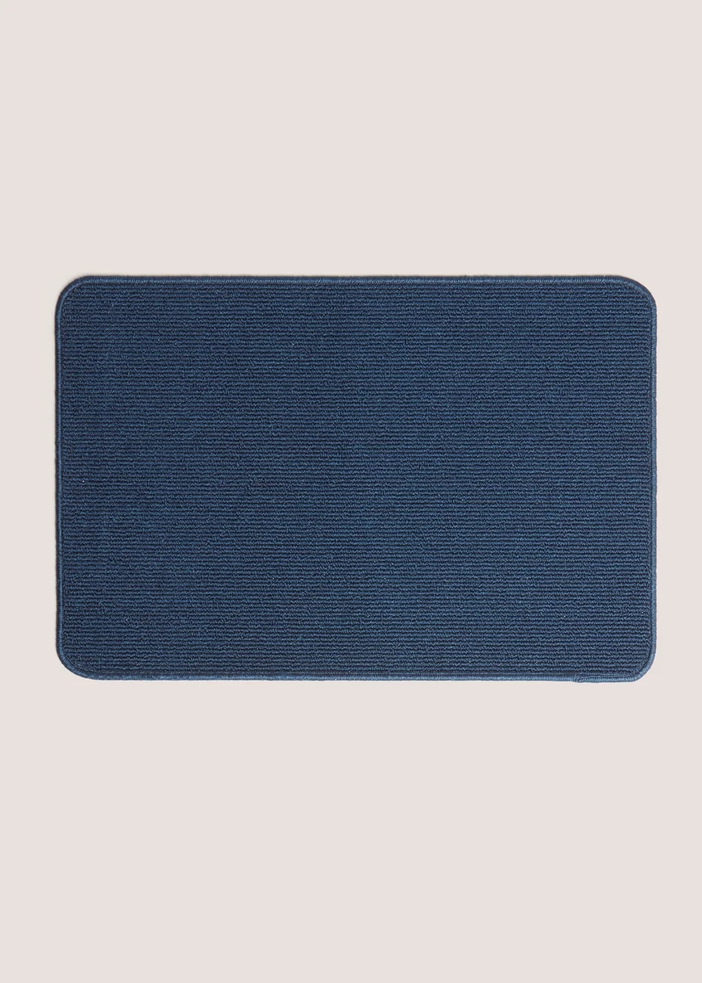 Navy Boucle Loop Mat (50cm x 75cm) Image 1