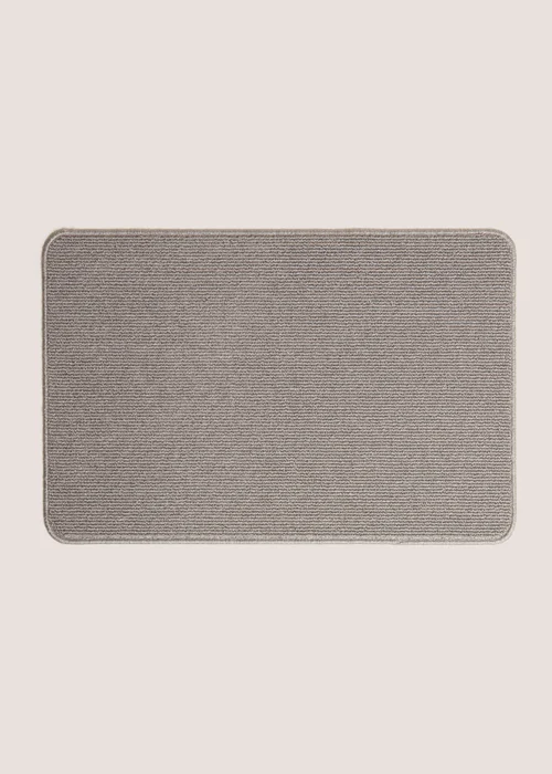 Silver Boucle Loop Mat (50cm x 75cm) Image 1