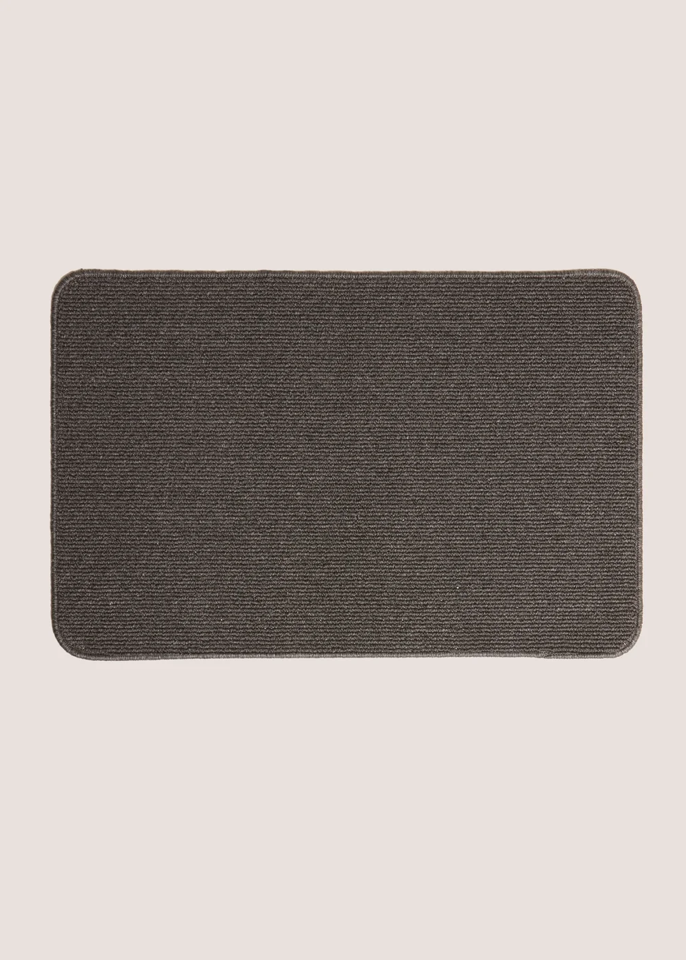 Charcoal Boucle Loop Mat (50cm x 75cm) Image 1